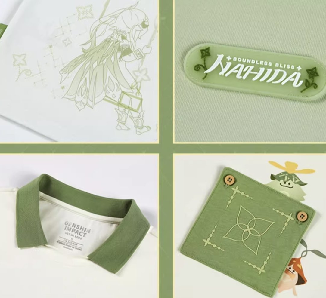 Genshin Impact Nahida Themed Impression Series T-shirts 18582:427419