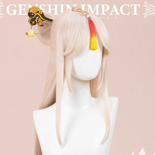 Genshin Impact Ningguang Pink White Cosplay Wigs - COS-WI-12201 - MIAOWU COSPLAY - 42shops