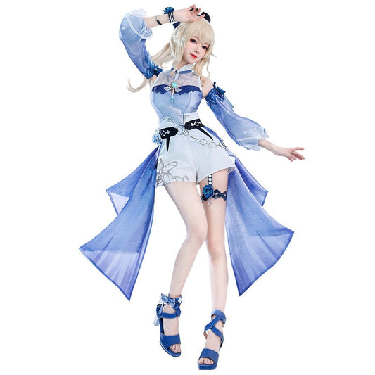 Genshin Impact Qin Cosplay Costumes Complete Suit (Pre-sale / L M S) 15466:412863