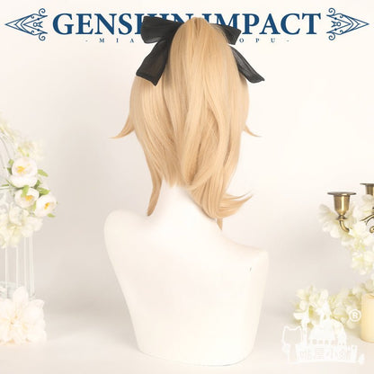 Genshin Impact Qin Golden Cosplay Wigs Animated Props - COS-WI-12401 - MIAOWU COSPLAY - 42shops