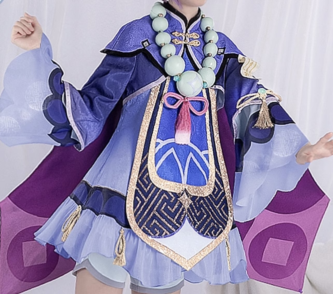 Genshin Impact Qiqi Cosplay Costume Anime Suit 15340:411539