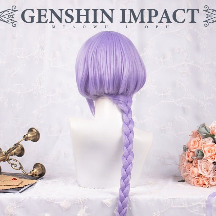 Genshin Impact Qiqi Lilac Cosplay Wigs Animated Props - COS-WI-12701 - MIAOWU COSPLAY - 42shops