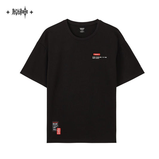 Genshin Impact Radiant Light Diluc Printed T-Shirt (L M S XL XXL XXXL) 9806:428119