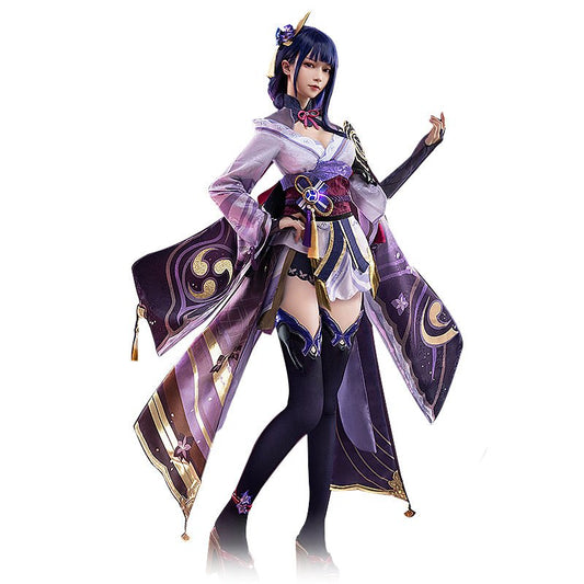 Genshin Impact Raiden Shogun Cosplay Costume Suit (L M S XL XXL / preorder) 15452:453959