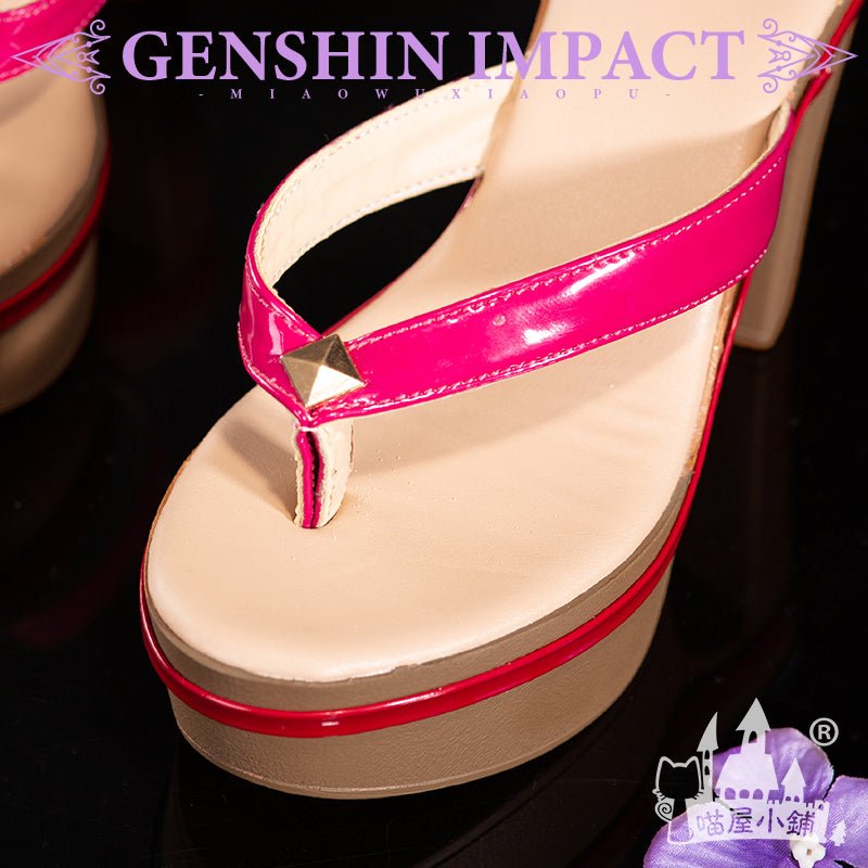 Genshin Impact Raiden Shogun Cosplay Shoes 15482:411501