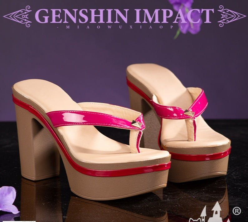 Genshin Impact Raiden Shogun Cosplay Shoes (pre-order / 37 39) 15482:411505