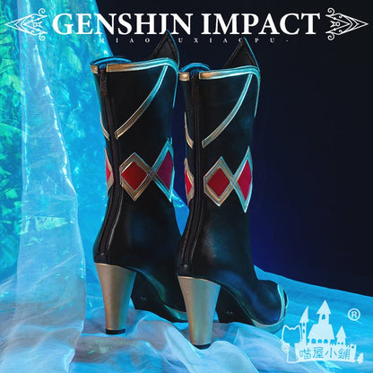 Genshin Impact Rosaria Cosplay Shoes Anime Props 15444:412635
