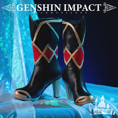 Genshin Impact Rosaria Cosplay Shoes Anime Props 15444:412633