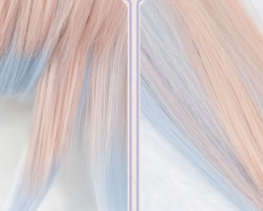 Genshin Impact Sangonomiya Kokomi Pink And Blue Cosplay Wig 18674:411151
