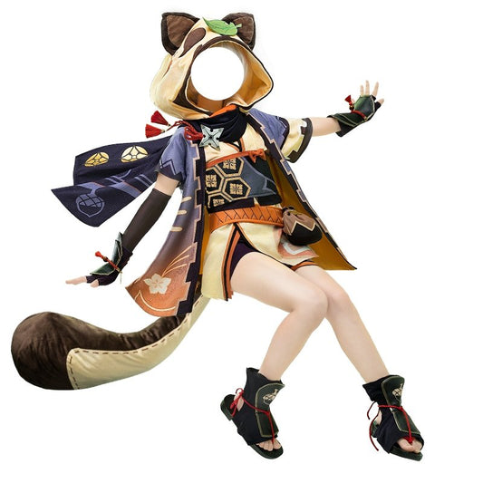 Genshin Impact Sayu Cosplay Costume Anime Suit 15496:336903