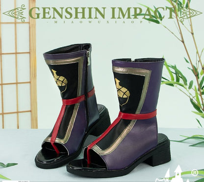 Genshin Impact Sayu Cosplay Shoes Mid-calf Boots (pre-order / 37 39) 18690:411211