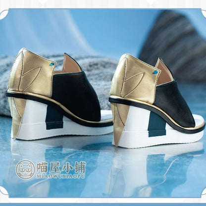 Genshin Impact Shenhe Cosplay Shoes High-heeled Shoes 18686:411251