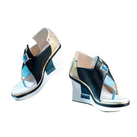 Genshin Impact Shenhe Cosplay Shoes High-heeled Shoes 18686:411241