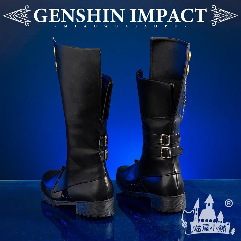 Genshin Impact Tartaglia Cosplay Shoes Anime Props 15430:351719