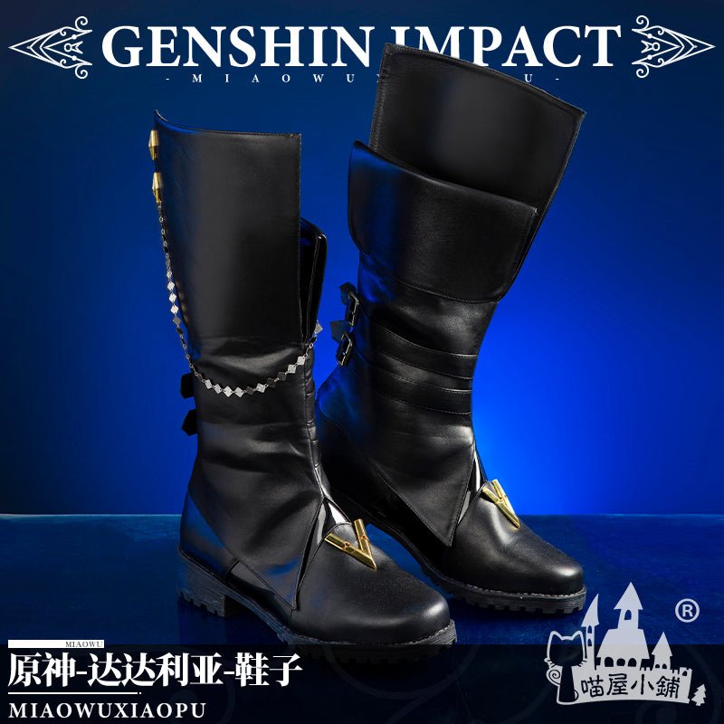 Genshin Impact Tartaglia Cosplay Shoes Anime Props (37 39 41 43 / pre-order) 15430:351723