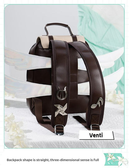 Genshin Impact Venti Cosplay Backpack Wind Elf Keychain 16858:437071