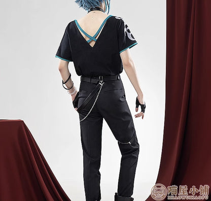 Genshin Impact Xiao Cosplay Costume Daily Suit 18656:351455