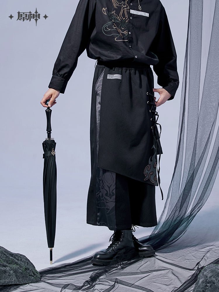 Genshin Impact Xiao Long Handle Umbrella With 24 Bones 9822:191198
