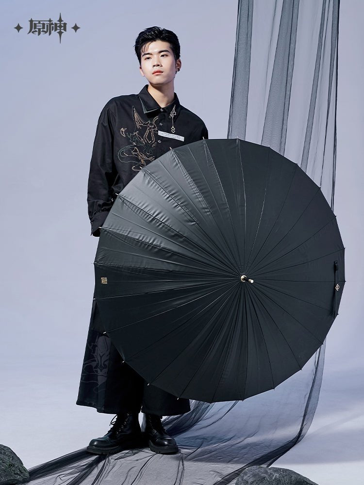 Genshin Impact Xiao Long Handle Umbrella With 24 Bones 9822:191194