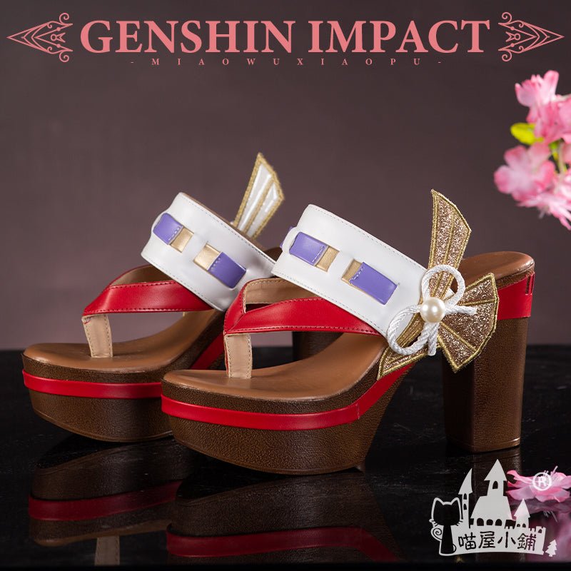 Genshin Impact Yae Miko Cosplay Shoes 15478:351623
