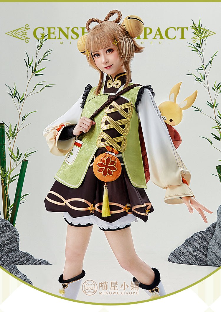 Genshin impact Yaoyao Cosplay Game Cute Luoli Costume Girl 15366:351307