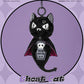 Ghost Cat Plushie Keychain Gothic Subculture Dark Aesthetic - TOY-PLU-128801 - Yuyejishengchong - 42shops
