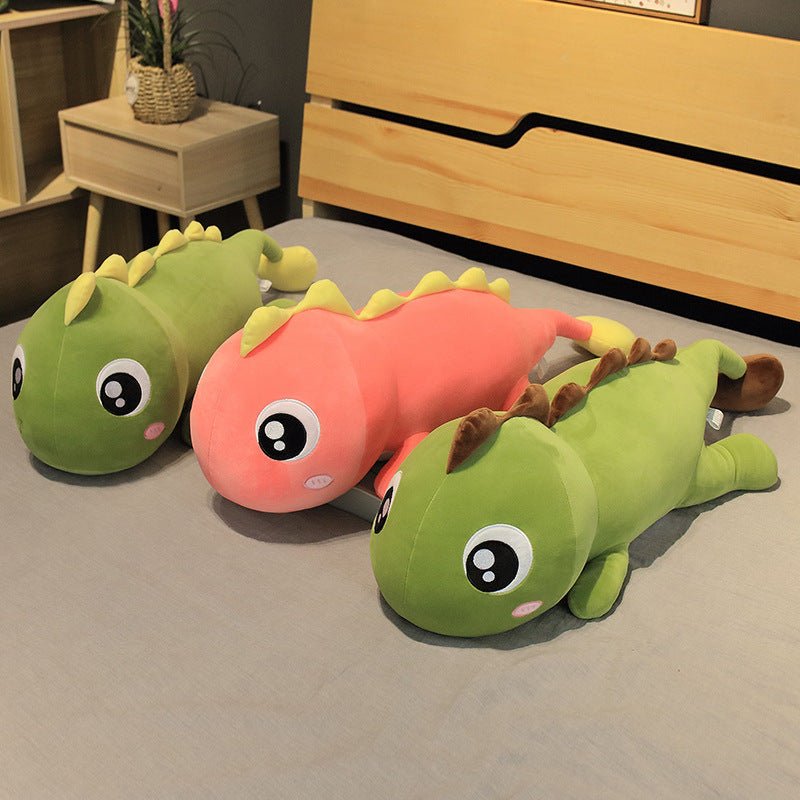 Giant Green Pink Dinosaur Plush Toys Sleeping Pillow - TOY-PLU-24401 - Hebei shangqi - 42shops 3304:26659