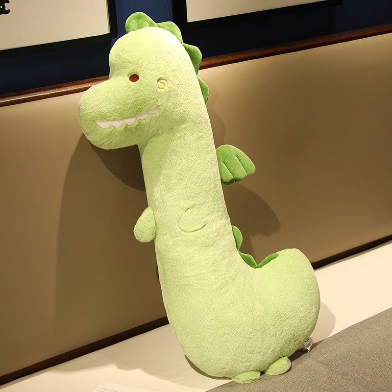 Giant green stuffed sale dinosaur