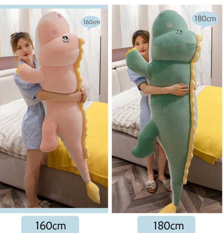 Giant Pink Green Dinosaur Plush Toys - TOY-PLU-24325 - Hanjiang mengfeite - 42shops