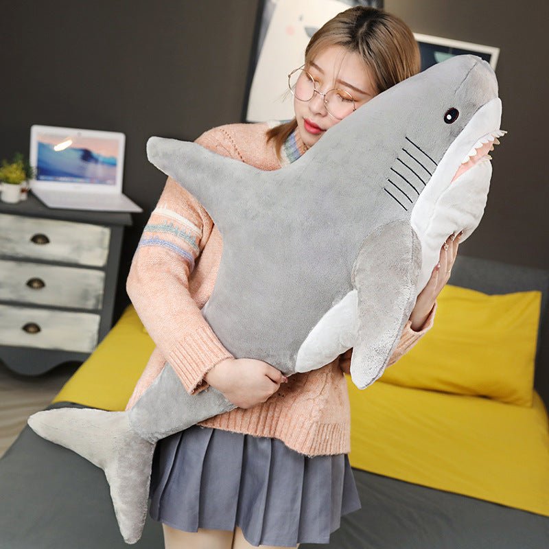 Large cheap plush shark