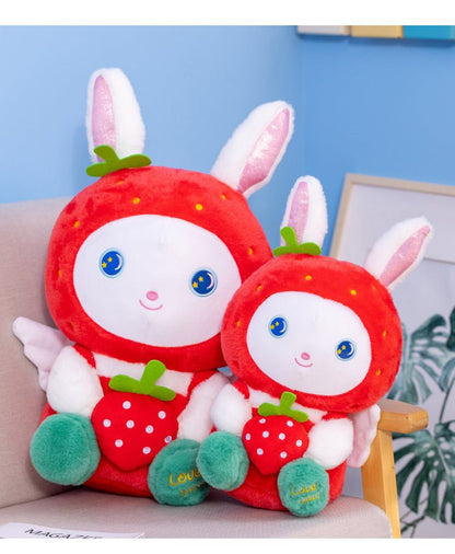 Giant Strawberry Bunny Plush Toys Body Pillows - TOY-PLU-30501 - yangzhouyile - 42shops
