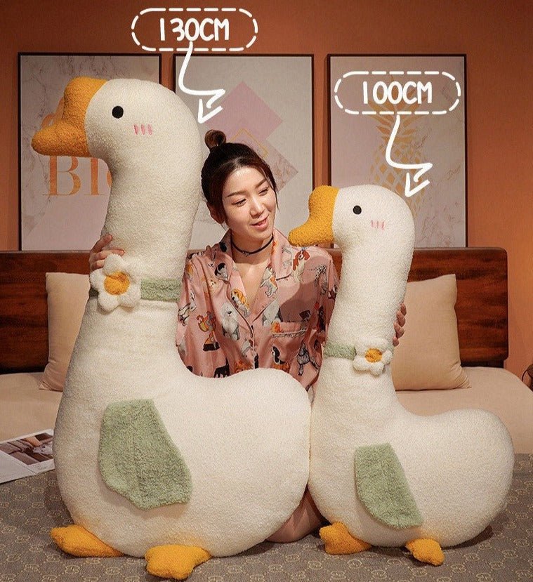 Giant White Duck Plush Toys Body Pillows