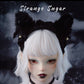 Gothic Dark Subculture Gray and Black Cat Ear Headband - TOY-ACC-58215 - Strange Sugar - 42shops