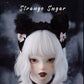 Gothic Dark Subculture Gray and Black Cat Ear Headband - TOY-ACC-58210 - Strange Sugar - 42shops