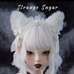 Gothic Dark Subculture Gray and Black Cat Ear Headband - TOY-ACC-58208 - Strange Sugar - 42shops