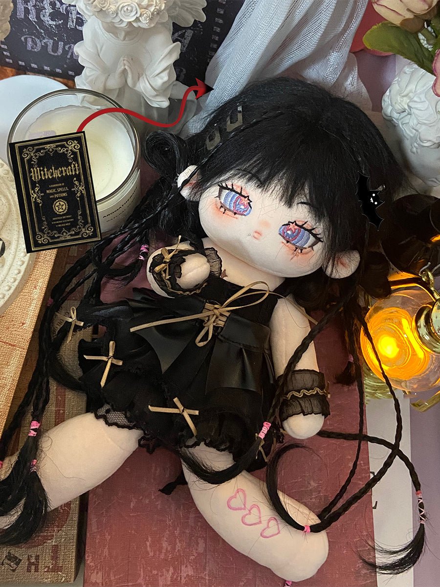 Gothic Wedding Doll Clothes White Black Lolita Doll Clothes - TOY-ACC-62901 - THE CARROT'S - 42shops