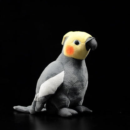 Gray Yellow Parrot Bird Plush Toy - TOY-PLU-45701 - Soft time TOY - 42shops