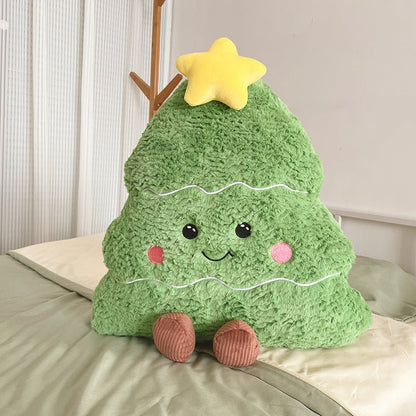 Green Christmas Tree Plush Pillow - TOY-PLU-89601 - Weifangqingdegongyi - 42shops
