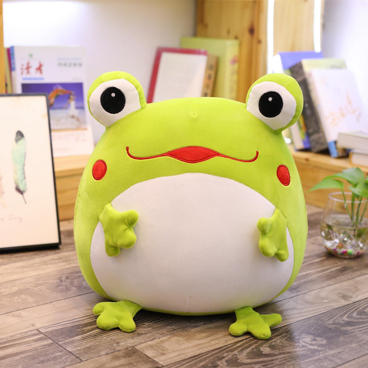 Green Frog Plush Toy Pillow – 42shops