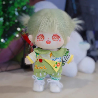 Green Hair Cotton Doll 20CM - TOY-PLU-54001 - Guoguoyinghua - 42shops