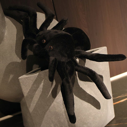 Halloween Black Spider Plush Toy For Boys Gifts   