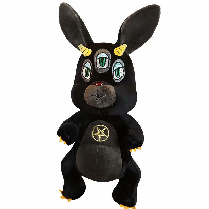 Halloween Dark Black Seires Plush Toys three eye rabbit  