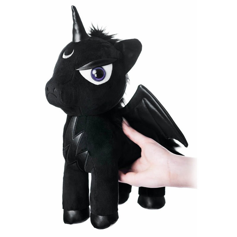 Halloween Dark Black Seires Plush Toys unicorn  