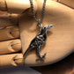 Halloween Dark Gothic Crow Bone Shape Old Necklace - TOY-ACC-61901 - Zhengqipengke - 42shops