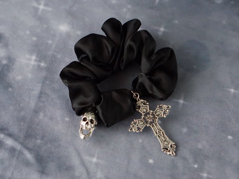 Halloween Dark Gothic Hair Accessories Black Metal with Skull Cross Spider - TOY-ACC-57803 - Strange Sugar - 42shops
