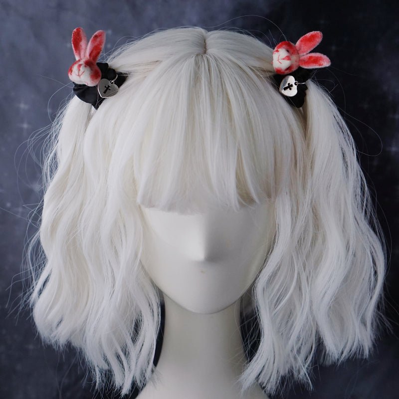 Halloween Dark Gothic Hair Accessories Bloody Rabbit Hair Ties - TOY-PLU-134101 - Strange Sugar - 42shops