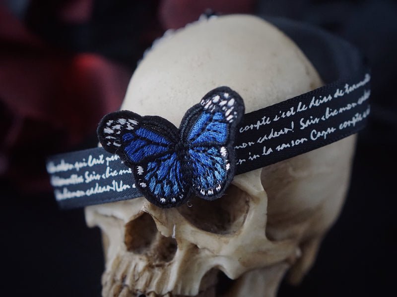 Halloween Dark Gothic Original Handmade Black Butterfly Choker - TOY-PLU-134903 - Strange Sugar - 42shops