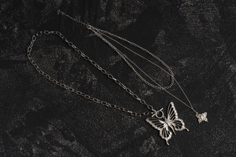 Halloween Dark Gothic Original Handmade Butterfly Necklace - TOY-PLU-136601 - Strange Sugar - 42shops