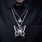 Halloween Dark Gothic Original Handmade Butterfly Necklace - TOY-PLU-136601 - Strange Sugar - 42shops