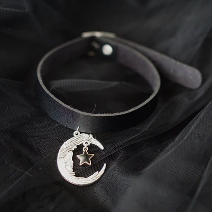 Halloween Dark Gothic Original Handmade Star Moon Choker - TOY-PLU-137601 - Strange Sugar - 42shops